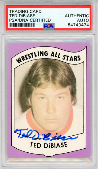 Ted DiBiase Autographed 1982 All Star Card #4 (PSA Auto)