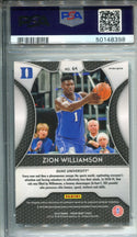 Zion Williamson 2019 Panini Prizm Mint 9 Rookie Card