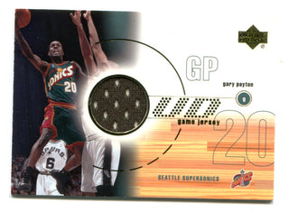 Gary Payton 2001 Upperr Deck #GP Jersey Card