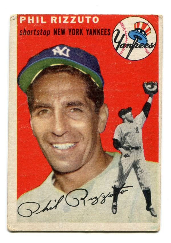Phil Rizzuto Keychain Phil Rizzuto 1954 Topps #17 Card | Hollywood Collectibles