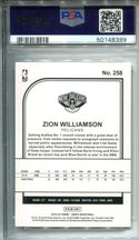Zion Williamson 2019 Panini Hoops Mint 9 Rookie Card