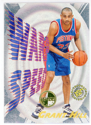 Grant Hill 1996 Topps Stadium Club Members Only Warp Speed Card #WS9