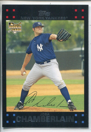 Joba Chamberlain 2007 Topps Rookie Card