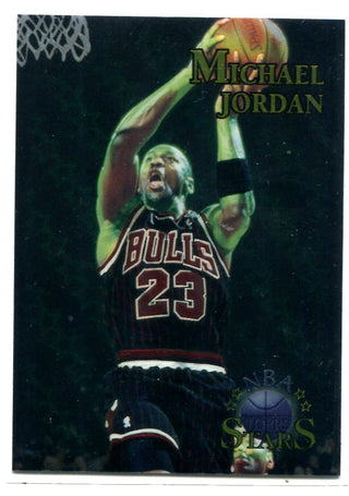 Michael Jordan 1996 NBA Topps Stars #24 Card