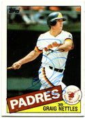 Graig Nettles Autographed 1985 Topps Card