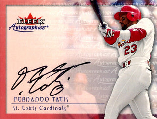 Fernando Tatis 2000 Fleer Autographed Card