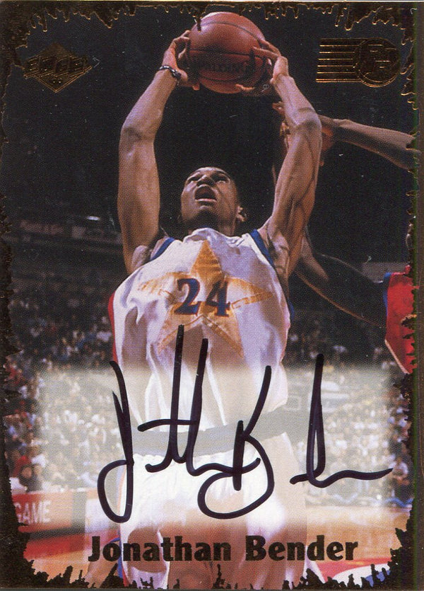 Jonathan Bender Autographed 1999 Collectors Edge Card