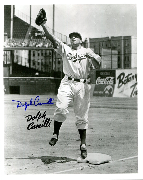 Dolph Camilli Autographed 8x10 Photo