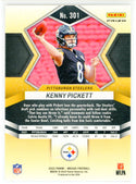 Kenny Pickett 2022 Panini Mosaic Red / Yellow Prizm Rookie Card #301