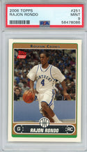 Rajon Rondo 2006 Topps Rookie Card #251 (PSA)