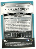 Logan Morrison 2010 Bowman Platinum Rookie Card