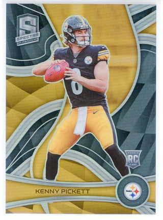 Kenny Pickett 2022 Panini Spectra Silver Prizm Rookie Card #136