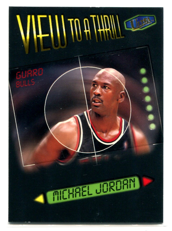 Michael Jordan 1998  Fleer View To A Thrill #1 Card