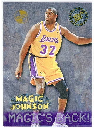 Magic Johnson 1996 Topps Stadium Club Members Only Magic's Back Card #361