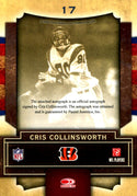 Cris Collinsworth 2009 Playoff Legendary Contenders Autographed Card