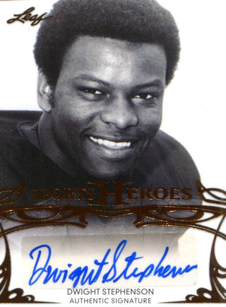 Dwight Stephenson Autographed 2013 Leaf Sport Heroes Card