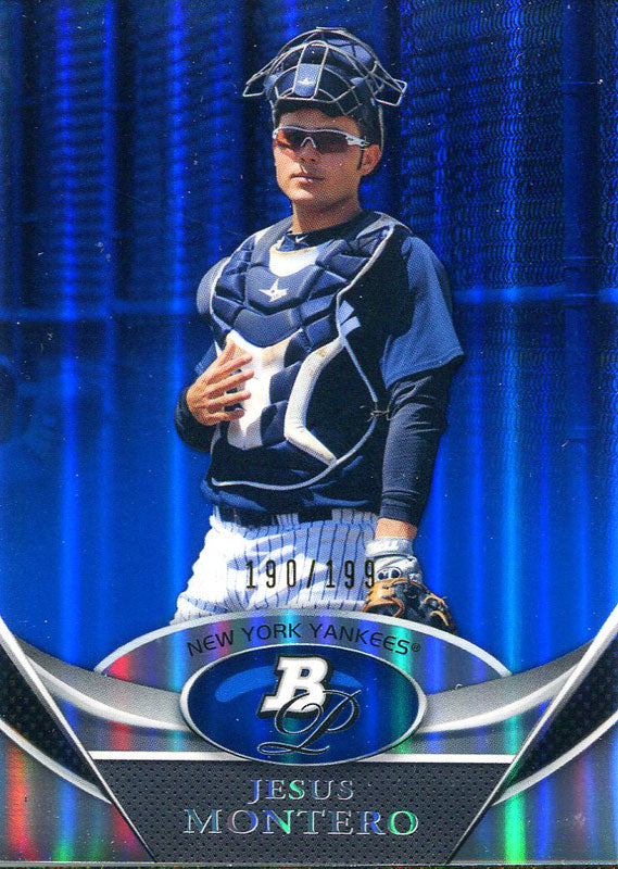 Jesus Montero Unsigned 2011 Bowman Platinum Rookie Card