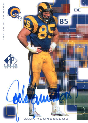 Jack Youngblood Autographed 1999 Upper Deck Sp Signature Edition Card