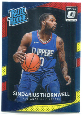 Sindarius Thornwell 2017-18 Donruss Optic Red & Yellow Rated Rookie Card