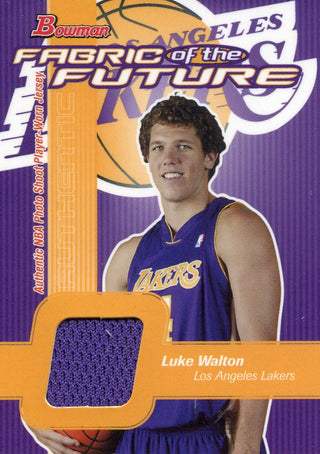 Luke Walton  2003 Bowman Jersey Card