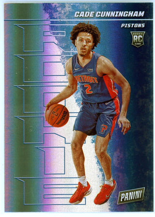 Cade Cunningham 2021-22 Panini Player of the Day Foil Rookie Card #51