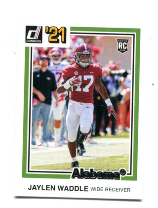 Jaylen Waddle 2021 Panini Donruss Draft Picks #38 RC