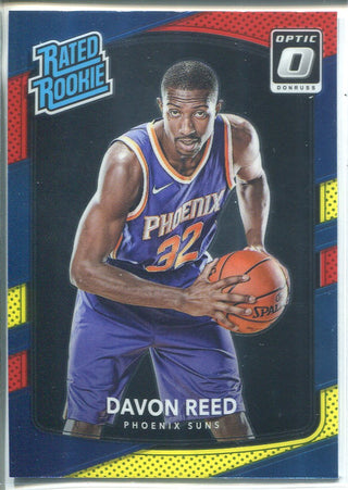 Davon Reed 2017-18 Donruss Optic Red & Yellow Rated Rookie Card