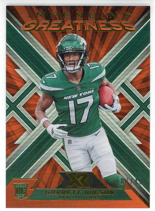 Garrett Wilson 2022 Panini Xr Impending Greatness Rookie Card #IMG-6