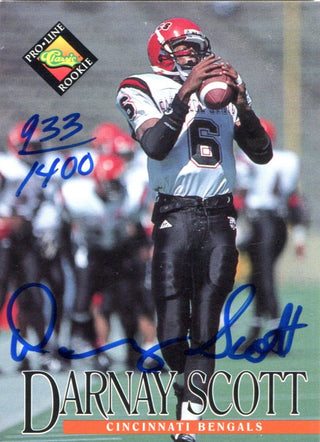 Darnay Scott Autographed 1994 Classic Pro-Line Rookie Card