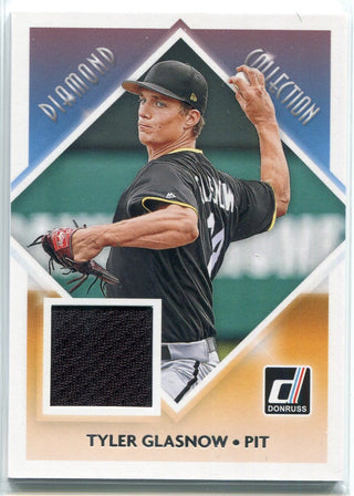 Tyler Glasnow 2018 Panini Donruss Diamond Collection Jersey Card