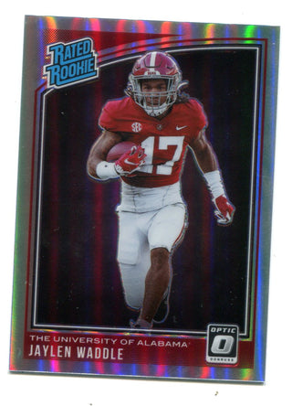 Jaylen Waddle 2021 Panini Donruss Rated Rookie Silver  #207 RC