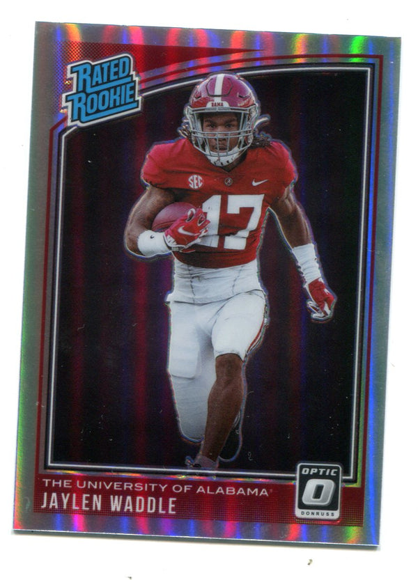 Jaylen Waddle 2021 Panini Donruss Rated Rookie Silver  #207 RC
