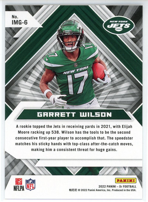 Garrett Wilson 2022 Panini Xr Impending Greatness Rookie Card #IMG-6