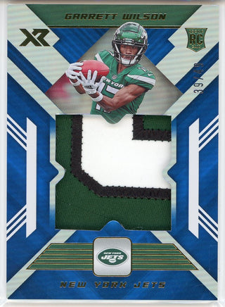 Garrett Wilson 2022 Panini Xr Rookie Patch Card #RXL-6