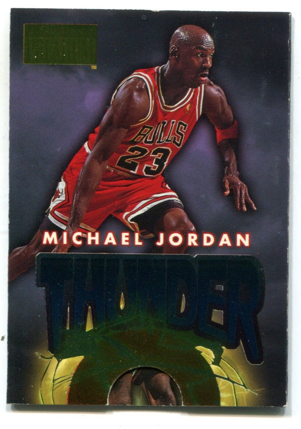 Michael Jordan 1997 Fleer Skybox Premium Thunder #1 Card