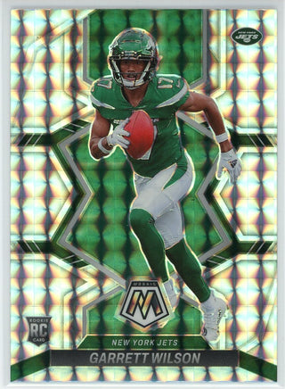 Garrett Wilson 2022 Panini Mosaic Silver Prizm Rookie Card #311