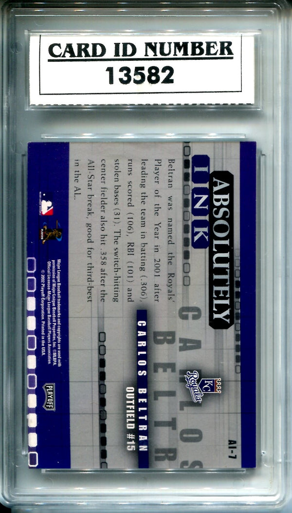 Carlos Beltran 2002 Playoff Absolute Memorabilia (PTG)