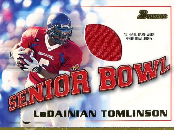 LaDainian Tomlinson 2001 Bowman Jersey Card