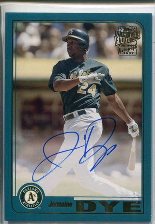 Jermaine Dye Autographed 2019 Topps Archive Card