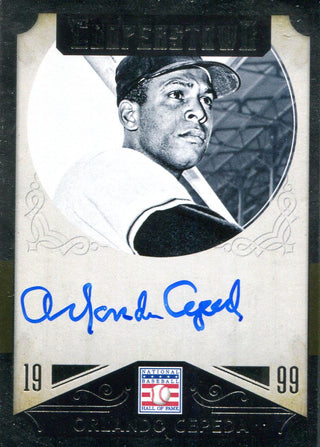 Orlando Cepeda Autographed Panini Card