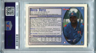 David Ortiz 1998 Bowman #71 PSA Mint 9 RC