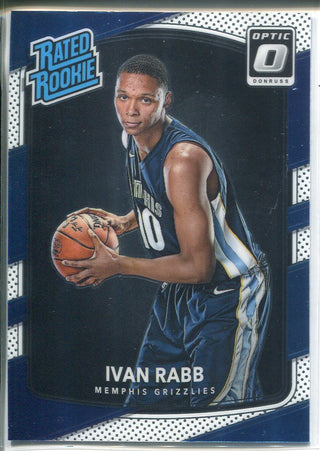 Ivan Rabb 2017-18 Donruss Optic Rated Rookie Card