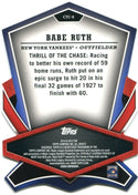 Babe Ruth Topps Cut to the Chase 2013 #CTC-4