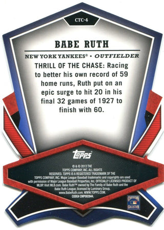 Babe Ruth Topps Cut to the Chase 2013 #CTC-4