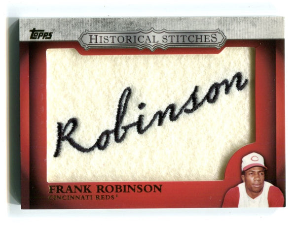 Frank Robinson 2012 Topps Historical Stiches #HSFR Patch Card