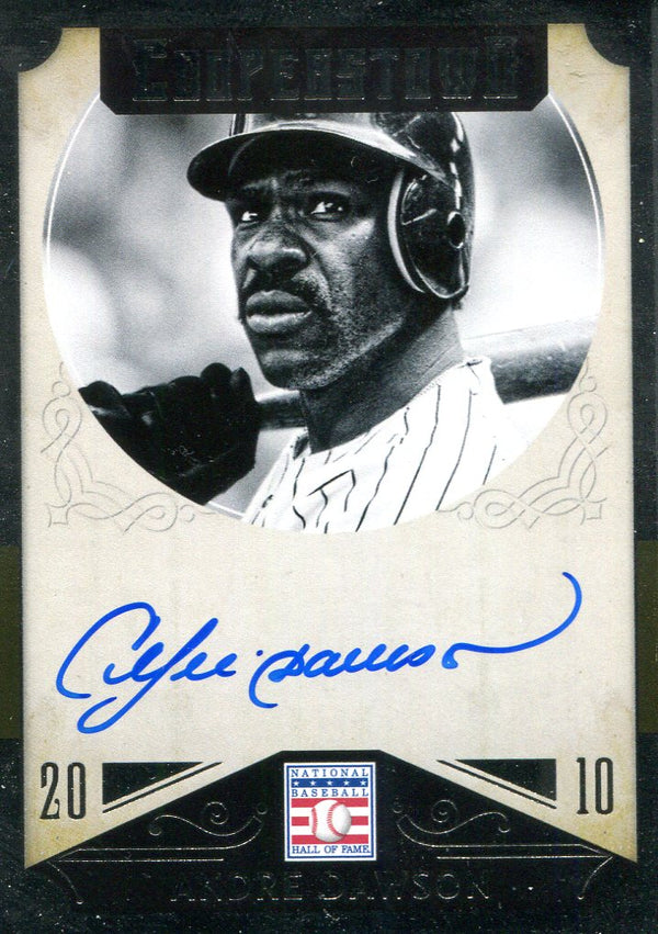 Andre Dawson Autographed Panini Card