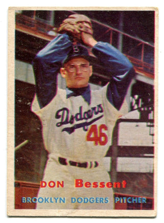 Don Bessent 1957 Topps #178 Card