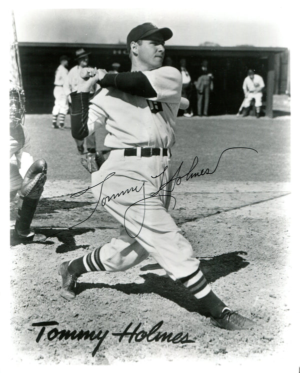 Tommy Holmes Autographed 8x10 Photo