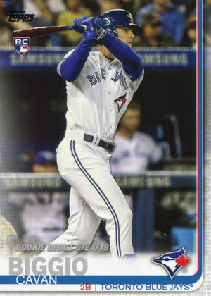Cavan Biggio 2019 Topps Update Rookie Card US295