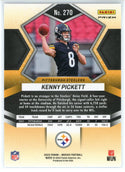 Kenny Pickett 2022 Panini Mosaic NFL Debut Green Rookie Prizm Card #270